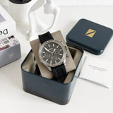 Fossil Bannon Black Dial Black Silicon Strap Watch for Men - BQ2711