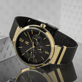 Tommy Hilfiger Lidia Black Dial Black Mesh Strap Watch for Women  - 1782540