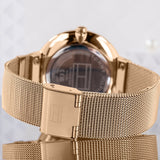 Tommy Hilfiger Lidia Rose Gold Dial Rose Gold Mesh Strap Watch for Women - 1782538