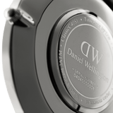 Daniel Wellington Classic Cornwall Quartz Black Dial Black Nylon Strap Watch For Women - DW00100151