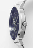 Hugo Boss Associate Blue Dial Silver Steel Strap Watch for Men - 1513269