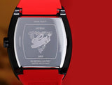 Guess Phoenix Multifunction Black Dial Black & Red Rubber Strap Watch for Men - GW0202G7