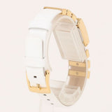 Michael Kors Darrington Silver Dial Two Tone Leather Strap Watch for Women - MK4899