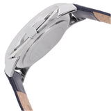 Lacoste Moon White Dial Blue Leather Strap Watch for Men - 2010975