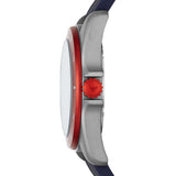 Emporio Armani Sigma Quartz Blue Dial Blue Silicone Strap Watch For Men - AR11217