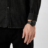 Philipp Plein The $kull Diver Black Dial Black Stainless Steel Strap Watch For Men- PWOAA0922