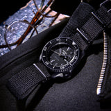 Seiko 5 Sports Automatic Black Dial Black NATO Strap Watch For Men - SRPD79K1