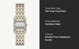 Fossil Raquel Gray Dial 2 Tone Steel Strap Watch for Women - ES5376