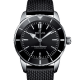 Breitling Superocean Heritage B20 Automatic 44 Black Dial Black Mesh Bracelet Watch for Men - AB2030121B1S1