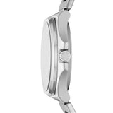 Fossil Evanston Blue Dial Silver Steel Strap Watch for Men - BQ2610