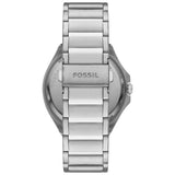 Fossil Evanston Blue Dial Silver Steel Strap Watch for men - BQ2620
