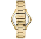 Fossil Bannon Gold Dial Gold Steel Strap Watch for Men - BQ2680