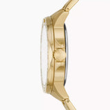 Fossil Bannon Gold Dial Gold Steel Strap Watch for Men - BQ2680
