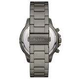 Fossil Bannon Black Dial Gray Steel Strap Watch for Men - BQ2705