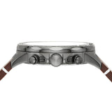 Fossil Bannon Black Dial Brown Leather Strap Watch for Men - BQ2709