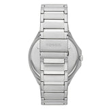 Fossil Bannon Blue Dial Silver Steel Strap Watch for Men - BQ2751