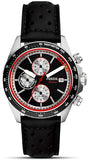 Fossil Autocross Two Black Dial Black Leather Strap Watch for Men - BQ2888