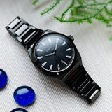 Fossil Everett Black Dial Black Steel Strap Watch for Men - FS5824