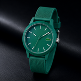 Lacoste 12.12 Cyan Dial Cyan Silicon Strap Watch for Men  - 2011192