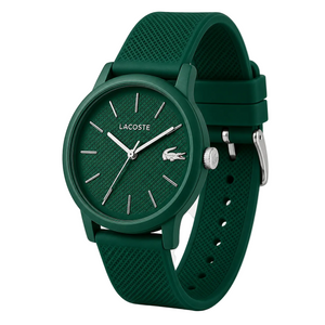 Lacoste 12.12 Green Dial Green Silicon Strap Watch for Men - 2011238