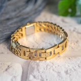 Michael Kors Darrington Gold Dial Gold Steel Strap Watch for Women - MK4907