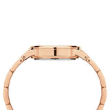 Daniel Wellington Iconic Link Emerald Green Dial Rose Gold Steel Strap Watch For Women - DW00100421