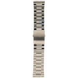 Diesel Mega Chief Chronograph White Dial Silver Steel Strap Watch For Men - DZ4477