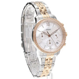 Fossil Neutra White Dial Two Tone Steel Strap Watch for Women - ES5279