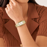 Fossil Raquel 2 Tone Dial 2 Tone Steel Strap Watch for Women- ES5399