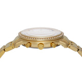 Fossil Neutra Two Tone Dial Gold Steel Strap Watch for Women - ES5358