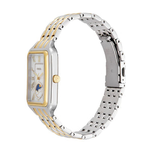 Fossil Raquel 2 Tone Dial 2 Tone Steel Strap Watch for Women- ES5399