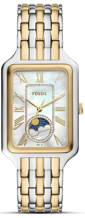 Fossil Raquel 2 Tone Dial 2 Tone Steel Strap Watch for Women- ES5399
