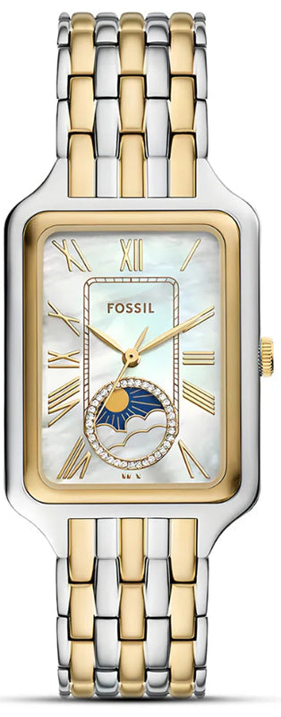 Fossil Raquel 2 Tone Dial 2 Tone Steel Strap Watch for Women- ES5399
