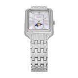 Fossil Raquel 2 Tone Dial Silver Steel Strap Watch for Women - ES5400