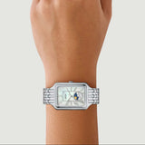 Fossil Raquel 2 Tone Dial Silver Steel Strap Watch for Women - ES5400