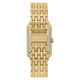 Fossil Raquel Black Dial Gold Steel Strap Watch for Women - ES5417