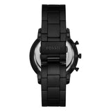 Fossil Neutra Blue Dial Black Steel Strap Watch for Men - FS5698