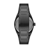Fossil Everett Black Dial Black Steel Strap Watch for Men - FS5824