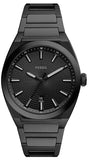 Fossil Everett Black Dial Black Steel Strap Watch for Men - FS5824