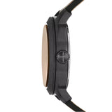 Fossil Machine Brown Dial Brown Leather Strap Watch for Men - FS5901