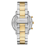 Fossil Neutra Silver Dial 2 Tone Steel Strap Watch for Men - FS6112