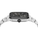 Fossil Crosby Gray Dial Silver Steel Strap Watch for Men - FS6122