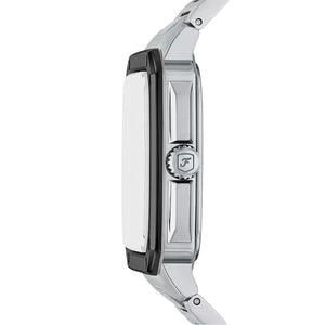 Fossil Crosby Gray Dial Silver Steel Strap Watch for Men - FS6122