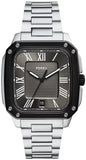 Fossil Crosby Gray Dial Silver Steel Strap Watch for Men - FS6122