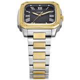 Fossil Crosby Gray Dial Two Tone Steel Strap Watch for Men - FS6123