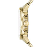 Fossil Bannon Blue Dial Gold Steel Strap Watch for Men - BQ2706