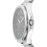 Fossil Evanston Blue Dial Silver Steel Strap Watch for Men - BQ2610
