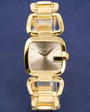 Gucci G Gucci Sunbrushed Brown Dial Rose Gold Steel Strap Watch For Women - YA125511