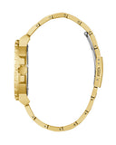 Guess Track Grey Dial Gold Steel Strap Watch for Men - GW0426G2