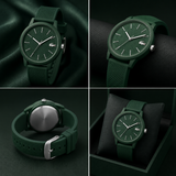 Lacoste 12.12 Green Dial Green Silicon Strap Watch for Men - 2011238